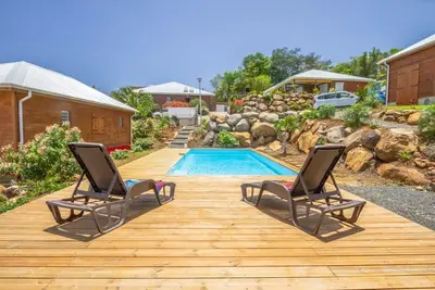 Image de Cottages neuf sur Deshaies  à 300 mètres à pied de la plage Grande Anse