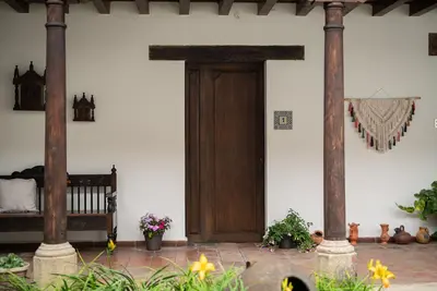 Image de Appartement dans le centre de Antigua avec cuisine et cheminée