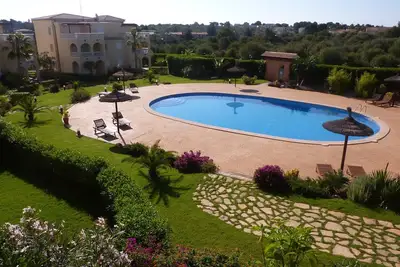 Image de Cala Anguila 315: Beach apartment fully equipped, with pool, gardens and Wifi