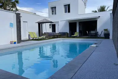 Image de Villa in Carnon plage! 200m from the beach with heated pool, , 120m2, garage