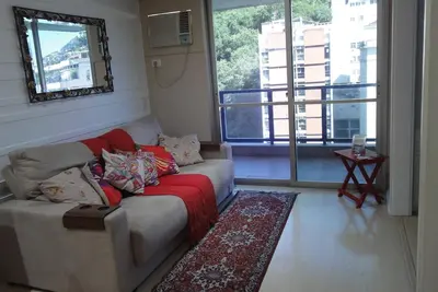 Image de Appartement avec 2 chambres, services et garage à Humaitá, Lagoa et Christ view