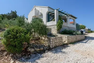 Maison de vacances dans Veli Rat avec vue mer, terrasse, Climatisation, Wifi (3559-1)