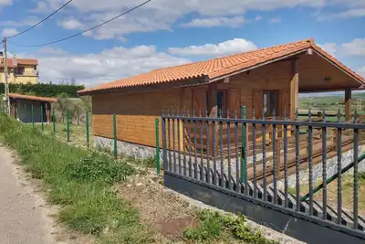 Image de Belle maison en bois avec une vue imprenable