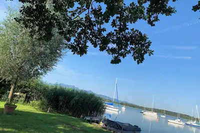 Image de Loft Chiemgau entre expérience montagnarde et magie du lac - balcon et jardin