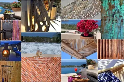 Nouveau 5 étoiles Lux, vue sur l'océan, à pied de la plage et du village, personnel complet, 6-10 Br Tarifs