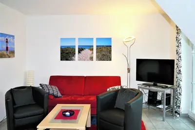 Image de appartement calme pour un maximum de 4 personnes, incl. Linge de lit, balcon sud-ouest
