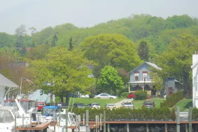 Image de Belle vue sur la baie et un bloc à l'est du lac Michigan