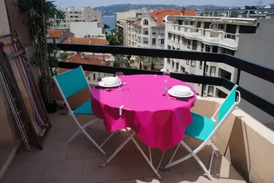 Image de Antibes Juan Les Pins: Beau Studio coeur de Juan Gde Terrasse