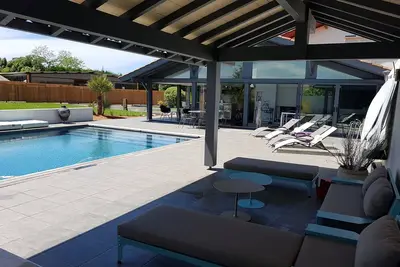 Image de Belle villa, piscine, jacuzzi, plages à 10 minutes sur Anglet:-)