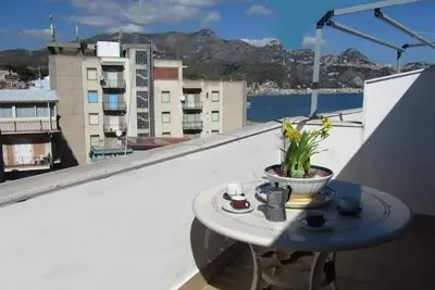Image de Appartement 1 chambre en bord de mer avec vue parfaite sur la mer et l'Etna!