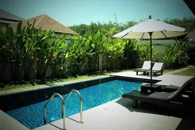 Image de Luxueuse villa, 2 chambres, piscine à débordement privée, environnement paisible