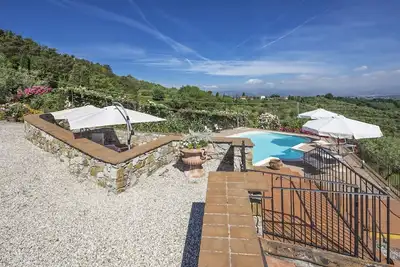 Image de Maison de vacances privée avec climatisation, Wifi, piscine privée, Tv, terrasse, vue panoramique