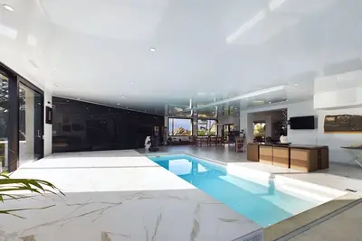Image de Villa Vue mer, 50 M plage, piscine int. privée 28°C, sauna, hammam, 2 spas