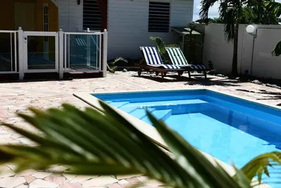Image de Luxueux et lumineux appartement piscine privée à deux pas de la plage