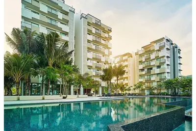 Image de Appartement 2 chambres face Ă la plage avec vue sur la mer