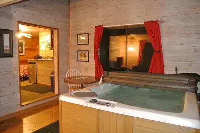 Cabine N ° 1 - Cache Des Amoureux (Jacuzzi & Foyer)