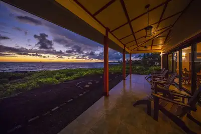 Image de Hale Hale'Ai (maison des dauphins) Spectaculaire Oceanfront