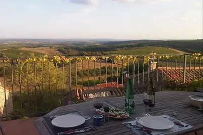 Image de Une vue imprenable depuis le toit terrasse médiéval Maison de Ville