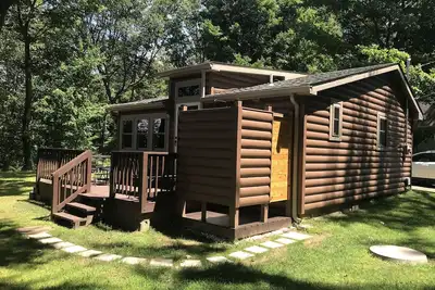 Image de Chalet charmant, vue sur le lac et à quelques pas du lac erie