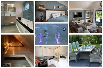 Image de Nouveau Villa de luxe au bord de la mer, whirpool, sauna, parasol, rénovation 2019