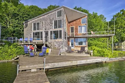 Image de Nouveau! Waterfront DeRuyter Home avec quai privé!