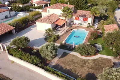 Image de Aventure d'Oc - Villa pour 6 pers. - Piscine 5 x10m \/ Prof 1. 50 m