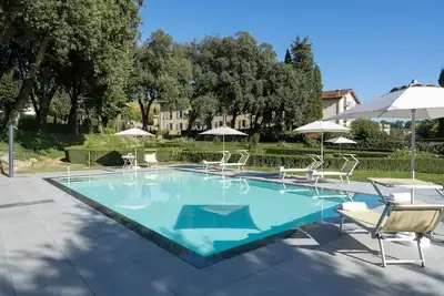 Image de Maison de vacances privée avec Wifi, bain à remous, piscine privée, Tv, vue panoramique, parking