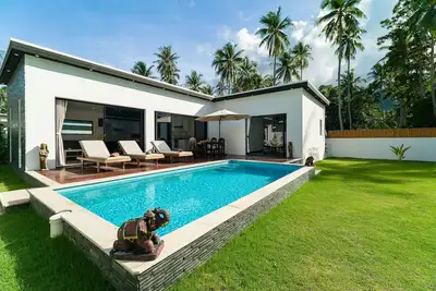 Villa 3 chambres avec piscine privative dans la cocoteraie de Lamai