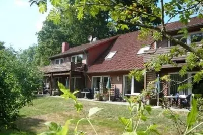 Image de Ferme pittoresque dans la lande de Lunebourg, appartement de vacances, promenades à poney