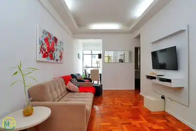 Image de Confortable et calme 2 chambres avec 2 salles de bains au coeur d'Ipanema!