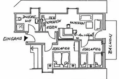 Image de Appartement confortable avec balcon dans la ferme idylle