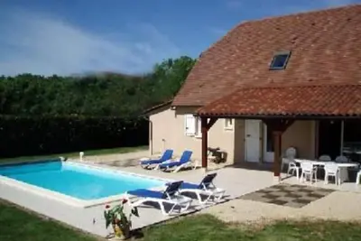 Image de Maison avec jardin et piscine privée dans l'un des plus beaux villages de France