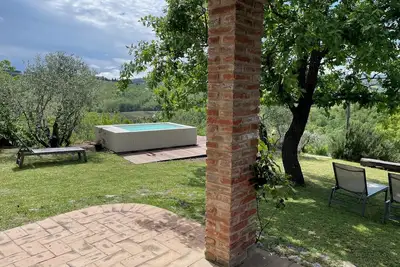Image de Country House Nazzano dans les vignobles près de San Gimignano Florence Sienne