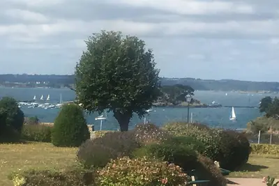 Image de Appart cosy, très calme avec superbe vue sur mer et situé à 100m des plages
