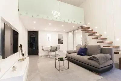Image de Loft élégant avec finnis Sauna