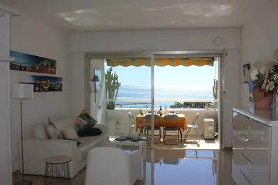 Image de Studio cosy climatisé avec vue mer - 4 couchages, Villeneuve-Loubet Plage