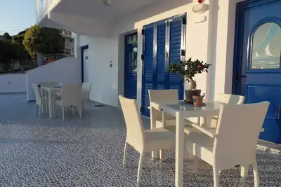 vacances à Stegna vue sur la mer