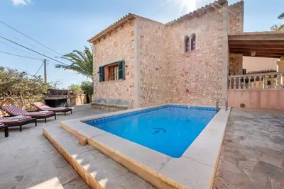 Image de Maison de vacances climatisée \"Es Cantó\" avec piscine, Wi-Fi et terrasse