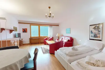 Image de Studio confortable avec vue sur la montagne