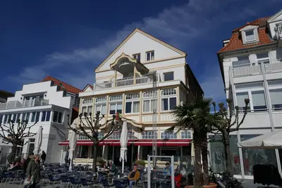 Image de Des vacances comme l'empereur de Travemünde - 180 ° Panorama Trave de la mer Baltique
