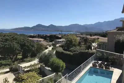 Image de villa terrasse piscine sauna spa