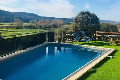 Image de Corse du Sud, villa climatisée, piscine chauffée, vue panoramique 3ch, 6 pers.