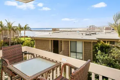 Image de ** Nouvelle inscription ** Condo de premier niveau avec terrasse privée et vue sur l'océan - E109 - Starfish Villa