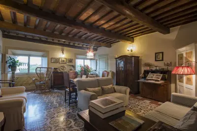 Alla Lizza - Appartement mansardé central, 3 étage avec ascenseur et vue panoramique