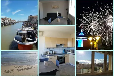 Image de Palavas: Beau Studio lumineux  Tt Confort (Pk privé, Clim ), Proche Mer /Centre.