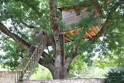 Image de Cabane perchée avec Jacuzzi, au cœur du Luberon