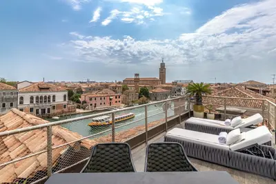 Image de Suite Acquamare avec terrasse sur le toit.