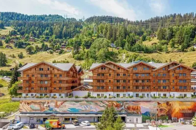 T-Resort La Tzoumaz 4p8 vue vallée by Interhome