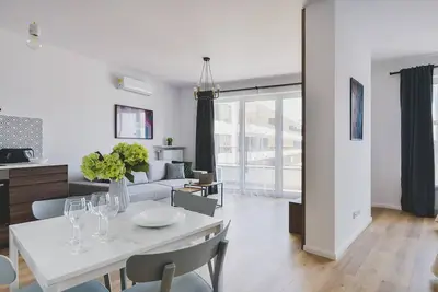 Image de Studio appartement Cybernetyki 9 avec A \/ C