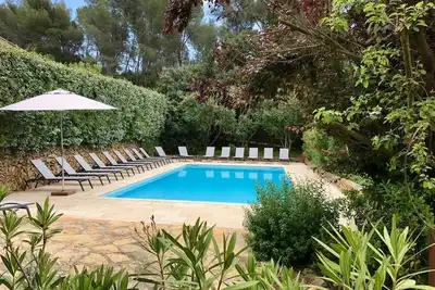 Image de Appartement familial, 2-4 personnes, dans Mas du XVIè, piscine, jardin, parking